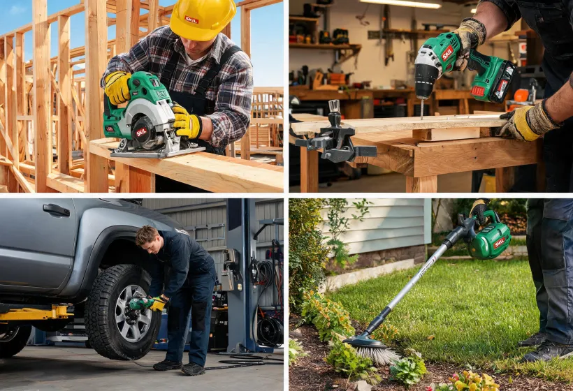 Skil tools used across multiple trades